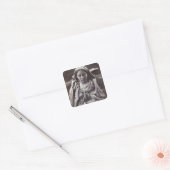 St. Agnes (albumen print) Square Sticker (Envelope)