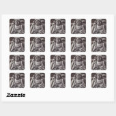 St. Agnes (albumen print) Square Sticker (Sheet)