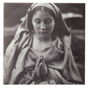 St. Agnes (albumen print) Tile