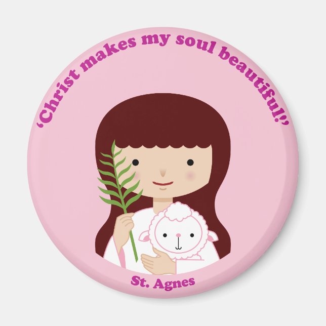 St. Agnes Magnet (Front)