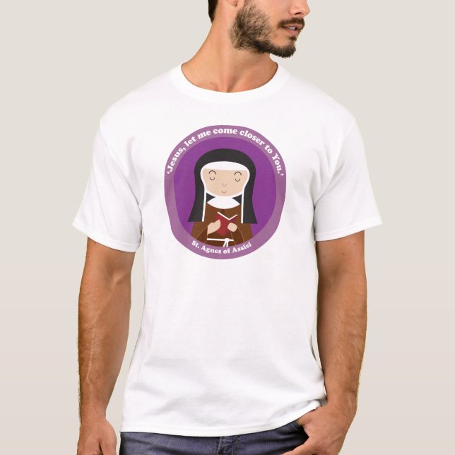 St. Agnes of Assisi T-Shirt (Front)