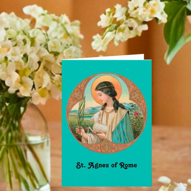 St. Agnes of Rome (BK 006)  Card (Creator Uploaded)