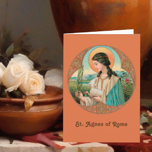 St. Agnes of Rome (BK 006)  Card