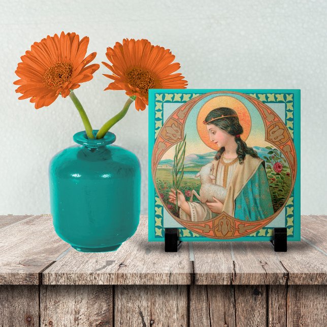 St. Agnes of Rome (BK 006) Tile (Creator Uploaded)