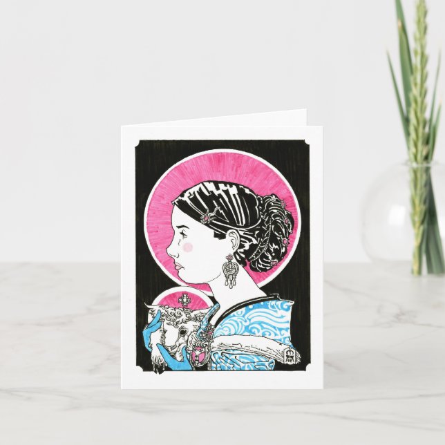 St. Agnes of Rome Notecard (Front)