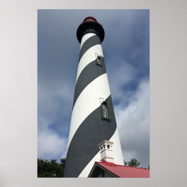 St. Agustine Light House from Below Poster (Front)