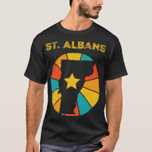 St Albans Vermont Vintage Distressed Souvenir T-Shirt