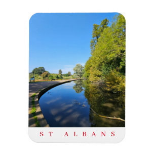 St Albans Verulamium Park view fridge magnet