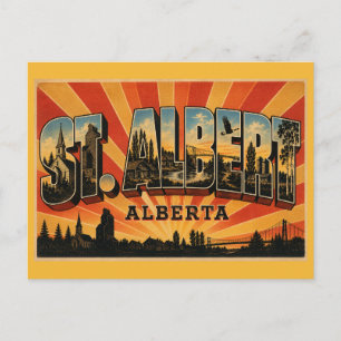 St. Albert Alberta Historic Greenspace Postcard