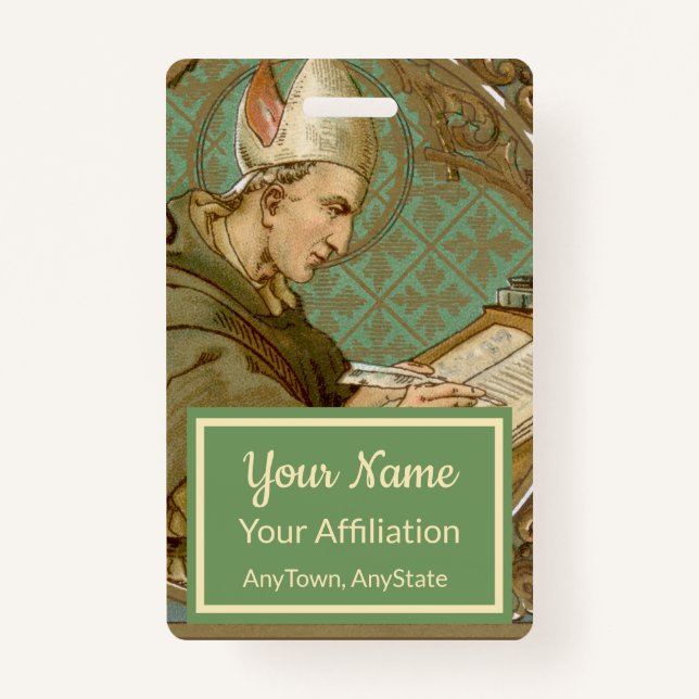 St. Albert the Great (BK 013) ID Badge (Front)