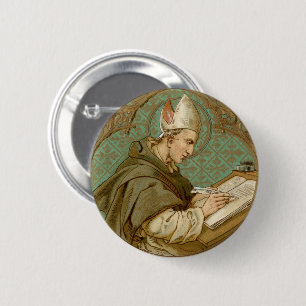 St. Albert the Great (BK 013) Round 6 Cm Round Badge
