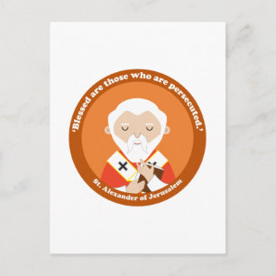St. Alexander of Jerusalem Postcard