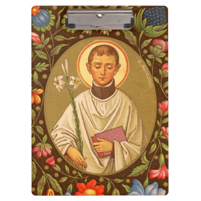 St. Aloysius Gonzaga (PM 01) Clipboard (Front)
