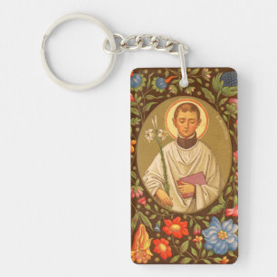 St. Aloysius Gonzaga (PM 01) Double Image Key Ring