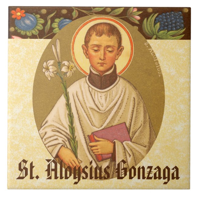 St. Aloysius Gonzaga (PM 01) Tile (Front)