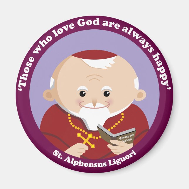 St Alphonsus Liguori Magnet (Front)