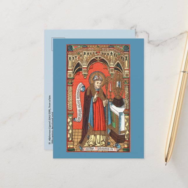 St. Alphonsus Liguori (SAU 039) Postcard (Front/Back In Situ)