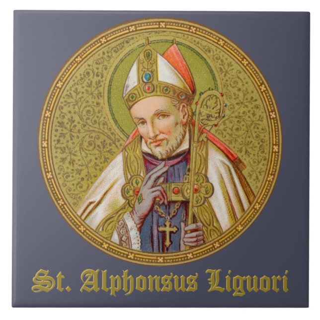 St. Alphonsus Liguori (SNV 02) (Round) Tile (Front)