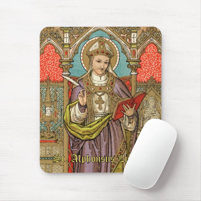 St. Alphonsus Liguori (VVP 005) Mouse Pad (With Mouse)