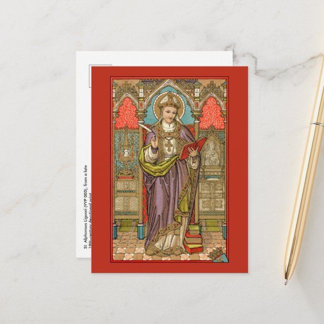 St. Alphonsus Liguori (VVP 005) Postcard (Front/Back In Situ)