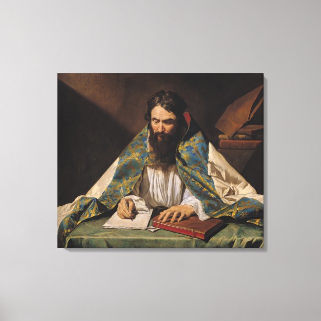 St. Ambrose , c.1633-39 Canvas Print (Front)