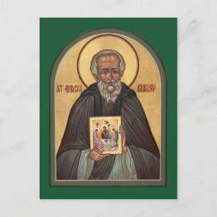 St. Andrei Rublev Prayer Card