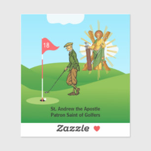 St. Andrew and Dapper Male Golfer