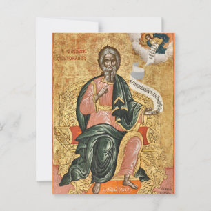 St. Andrew by Theodore Poulakis Orthodox Icon      Postcard
