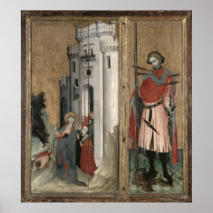 St. Andrew Chasing Demons from the Town Poster