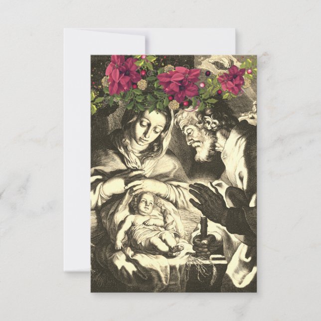 St. Andrew Christmas Novena Religious  Card (Front)