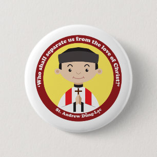 St. Andrew Dung Lac 6 Cm Round Badge