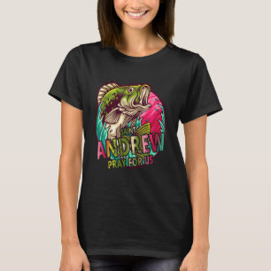 St Andrew Fishing Patron Saint of Fisherman Cathol T-Shirt