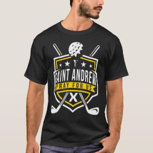 St Andrew Golfing Patron Saint Of Golf Catholic Sa T-Shirt