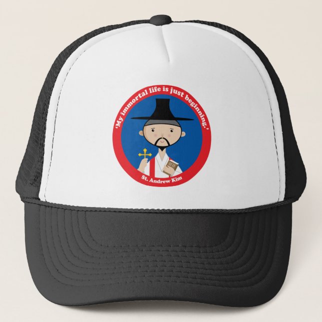 St. Andrew Kim Trucker Hat (Front)