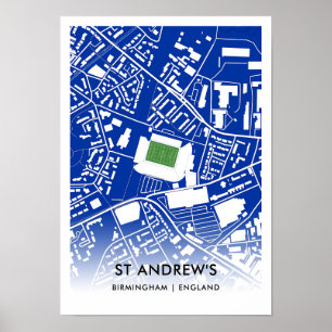 St Andrew’s Stadium Poster – Home of Birmingham