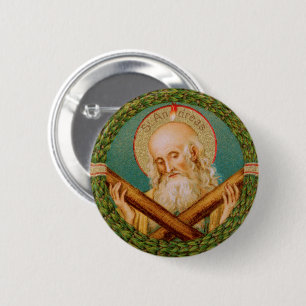 St. Andrew the Apostle (JMAS 02) 6 Cm Round Badge