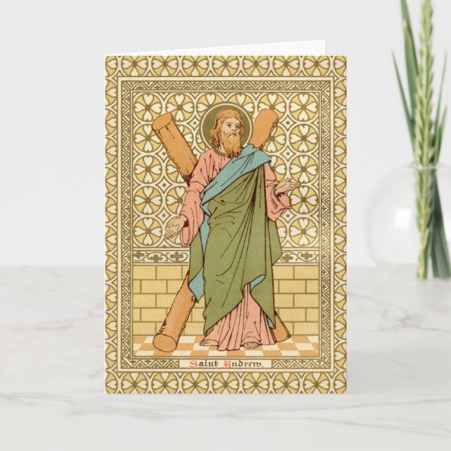 St. Andrew the Apostle (RLS 01) Blank Greeting Card (Front)