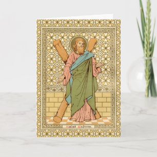 St. Andrew the Apostle (RLS 01) Blank Greeting Card