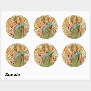St. Andrew the Apostle (RLS 01) Classic Round Sticker