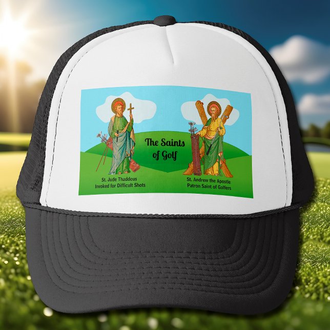 St. Andrew the Apostle / St. Jude Thaddeus Golf Trucker Hat (Creator Uploaded)