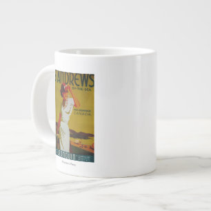 St. Andrews Algonquin Vintage PosterEurope Large Coffee Mug