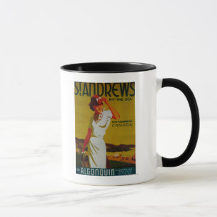 St. Andrews Algonquin Vintage PosterEurope Mug