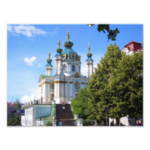 St Andrews Church, Kiev Ukraine Photo Print