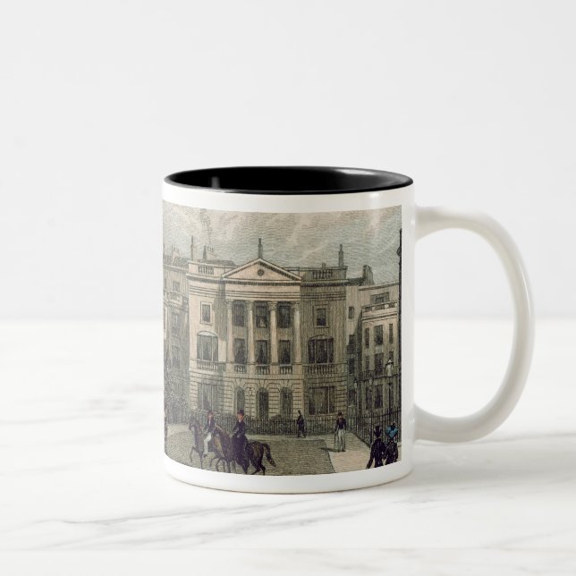 St. Andrews Place, Regents Park, 1828 Two-Tone Coffee Mug (Right)