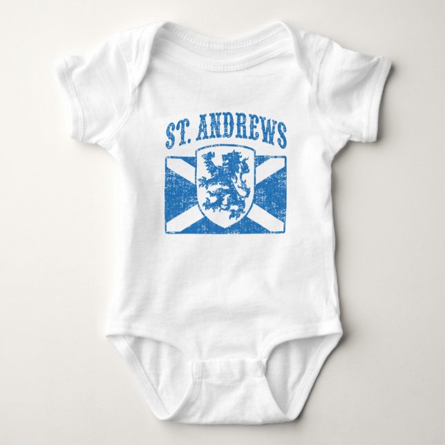 St. Andrews Scotland Baby Bodysuit (Front)