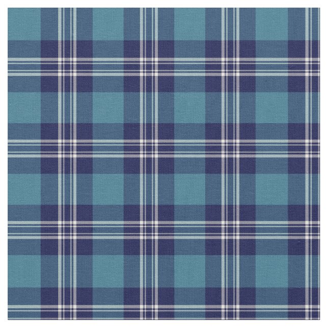 St Andrews Scotland District Tartan Fabric (Close Up)