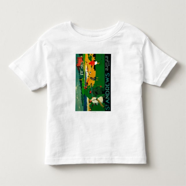 St. Andrews Vintage PosterEurope Toddler T-Shirt (Front)