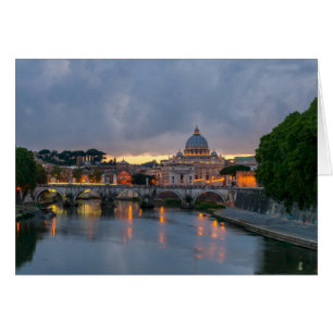 St. Angelo Bridge, St. Peter's Basilica, Rome