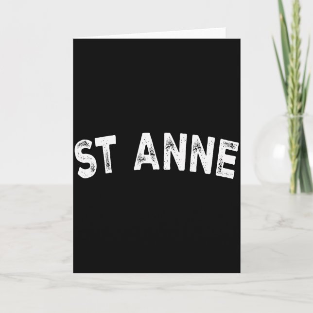 St Anne  Card (Front)