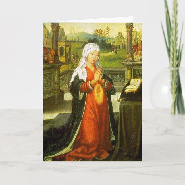 St. Anne Conceiving the Virgin Mary. Card (Front)